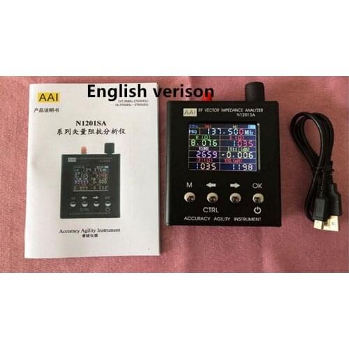 N1201SA+ 35MHZ-2.7GHz N1201SA 140MHz-2.7GHz UV RF Vector Impedance ANT SWR Antenna Analyzer Meter Tester