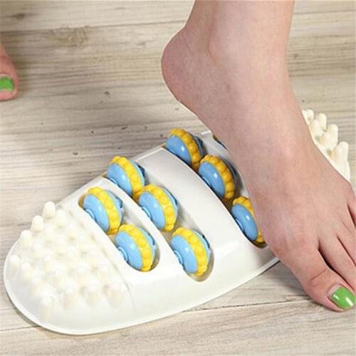 New Portable Foot Roller Massage Acupuncture Stress Relief Foot Anti Cellulite Massager Pain Massage Roller Tool