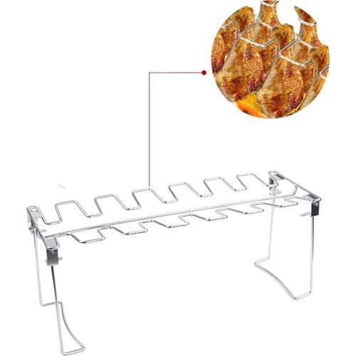 Chicken Holder Rack Grill Stand Roasting Kitchen Accessories Stainless Steel
