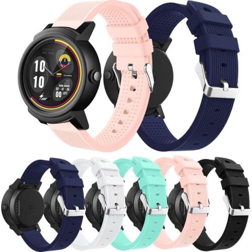 Colorful Soft Silicone Watchband For Ticwatch E Wristwatch Sport Band Replacement Watch Strap For Ticwatch E Straps Watch Bands