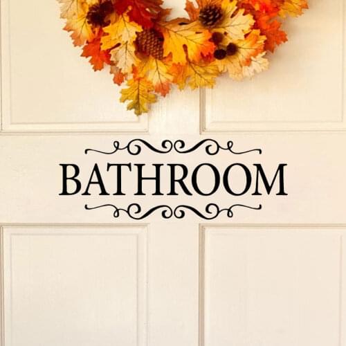 ROWNOCEAN Bathroom Stickers