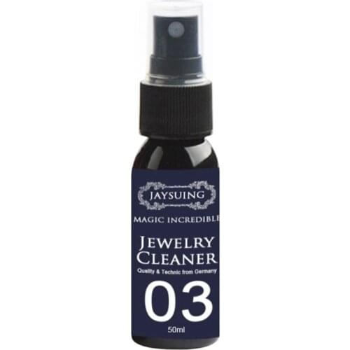 30ml 50ml Concentrate Jewelry Cleaner Anti-Tarnish Quick Jewellery Cleaning Spray for Watch Diamond Silver Gold Jewelry Dropship