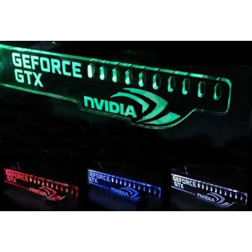 HIS G8 GeForce GTX NVIDIA LED Computer Cables Connectors Luminous Computer Main Box Graphics Cards Support Frame Display Card