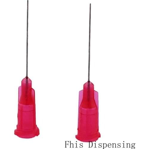 1 Inch 25G Blunt W/ISO Standard Dispensing Needles PP Luer Lock Hub Tubing Length Precision S.S Dispense Tips Pack of 30