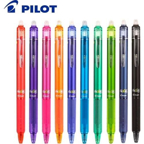 1pcs Pilot FriXion LFBK-23EF Erasable Gel Pen 0.5mm 10 Colors to choose Erasable Ink Writing Supplies