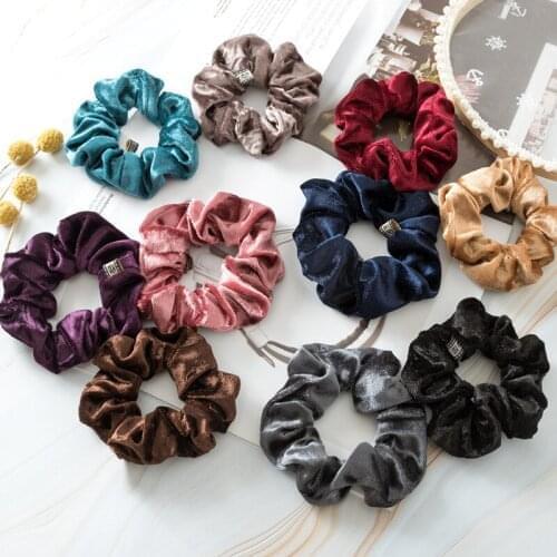 Girls hair accessories pure color adorn Fashion Rope headdress Flower Rubber Bands Small Adorn Article Creative elastic hairband