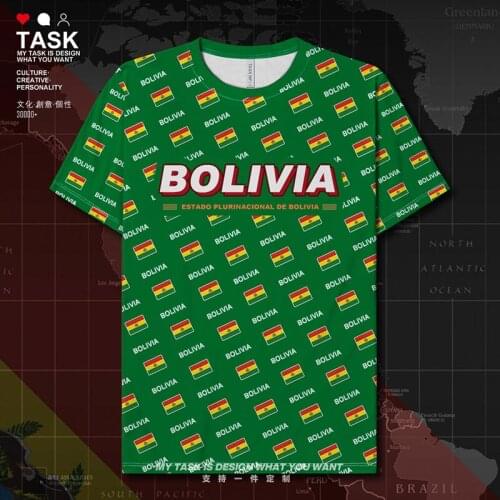 Bolivia Bolivian BOL Quick Dry t shirt mens shirts casual sports brands t-shirt Running Short Sleeve Fitness summer clothes