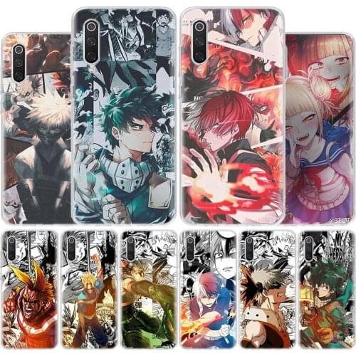 My Hero Academia Deku Cover Phone Case For Xiaomi Note 10 Mi 11 9 8 CC9 5X 6X 9T 10T A3 Poco X3 NFC F1 Pro Lite + Coque A1 A2