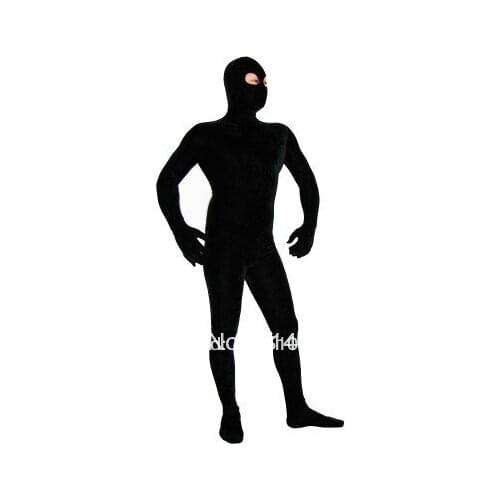 Black Zentai Suit Opened Eyes Spandex Zentai Bodysuits