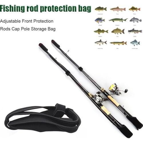 Rod Holder Raft Fishing Barrel Accessory Fishing Rod Protection Bag Rods Pole Storage Bag Anti Slip Fishing Gear Tackles