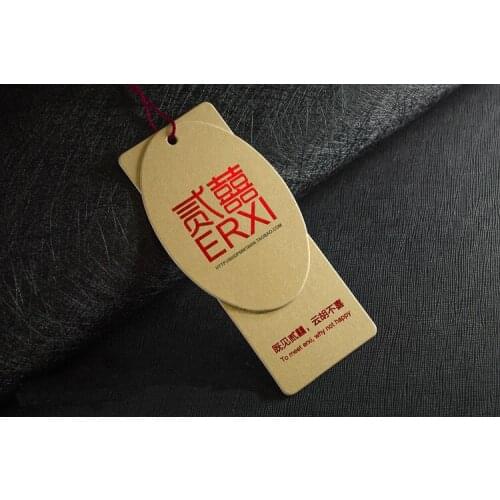 Custom logo name brand garment baby clothing/jeans/hairs paper price tags, personality design hang tag DS15023