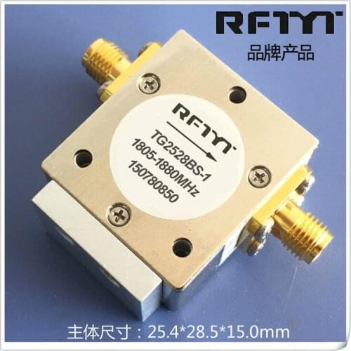 1805-1880MHz coaxial ferrite microwave communication RF isolator RFTYT 1800MHz