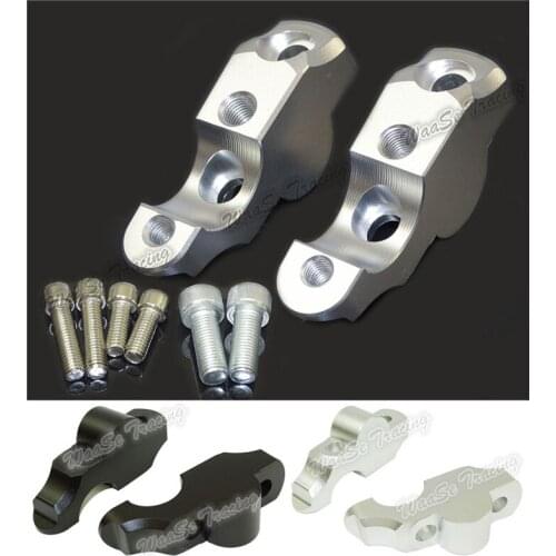 Waase Motorcycle Handlebar Riser Up 28mm Movers Back 25mm Bracket Kit For BMW R1200 R Nine T R9T 2014 2015 2016 2017 2018 2019