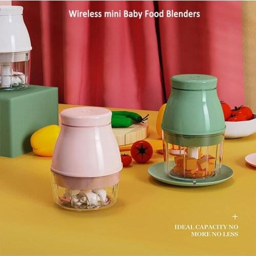 Baby Food Supplement Grinder Machine,Wireless Household Meat Grinder,Mini Electric Garlic Masher Vegetable Shredder