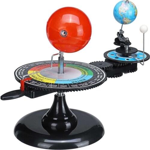 Solar System Model DIY Globe Earth Sun Moon Orbital Planetarium Educational for Child Kid Toy Astronomy Science Kit Teaching