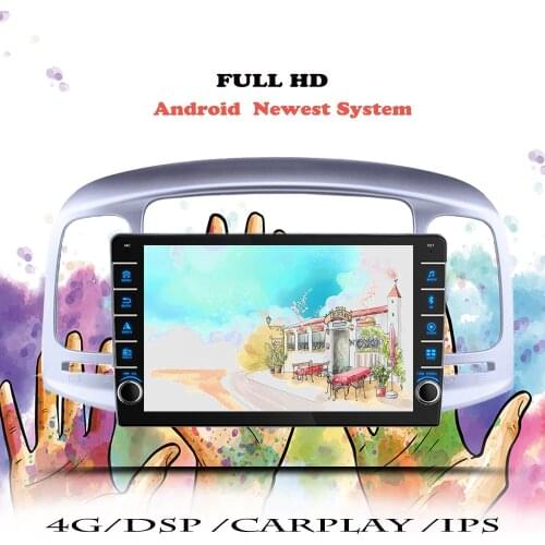 Multimedia Player For Hyundai Accent 3 2006 2007 2008 2009 2010 2011 Android 10 Auto Car Radio Navigation GPS 2din DVD Cassette