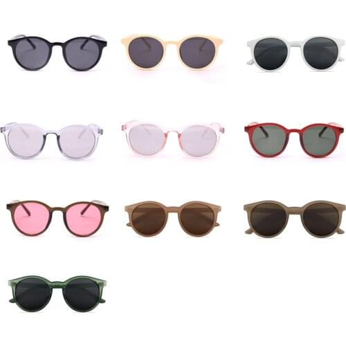 Neutral Small Frame Vintage Sunglasses Sun Shades Glasses Street Eyewear Trending Sunglasses Wholesale