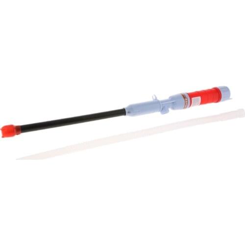 Portable Car Manual Siphon Hose Gas Oil Liquid Water Syphon Transfer Red