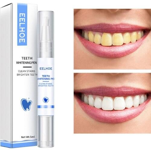 Teeth Whitening Pen Cleaning Bleaching Serum Remove Plaque Stains Dental Tool Oral Hygiene Tooth Teeth Whitener 5ml
