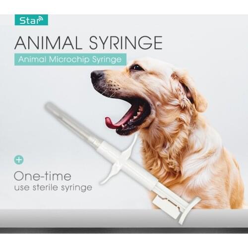 2*12mm Rfid Microchip Injector Glass Tag Animal Microchip Syringe Tags Set x40