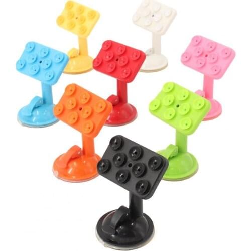Silicone Creative Cellphone Suction Cup Bracket Lightweight Mobile Phone Rack Space-saving for Car