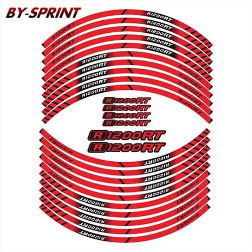 Motorcycle Tire Stripe Reflective waterproof Rim Wheel Decal Stickers Inner Wheel LOGO Sticker For BMW R1200RT R1200 RT r1200rt
