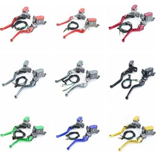 Brake Pump Master Cylinder Motorcycle lever Handlebar Hydraulic clutch Racing motorbike 22mm For Honda Yamaha Kawasaki Suzuki