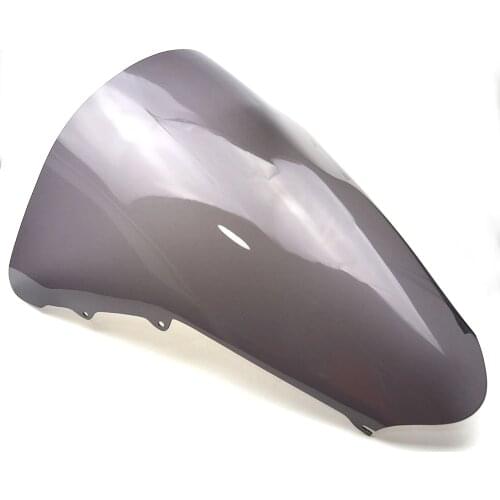 Motorcycle windshield Double Bubble Screen Protector For Honda VFR 800 VFR800 2002-2008 smoke