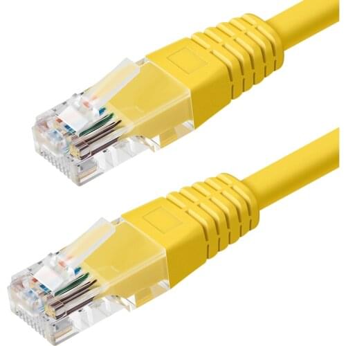 Yellow Ethernet Internet LAN CAT5e Network Cable for Computer Modem Router Professional Futural Digital Drop Shipping
