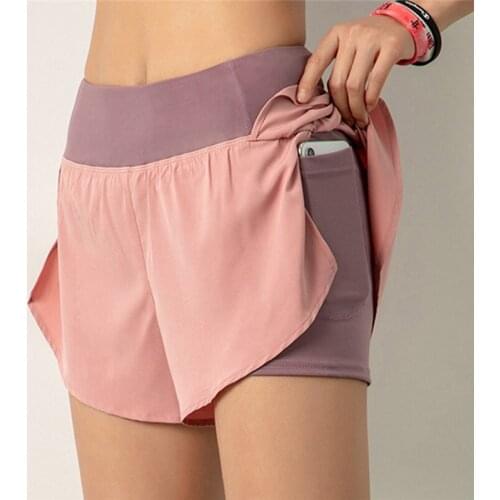 Women Fitness Yoga Shorts Spandex Neon Elastic Running Workout Short Leggings For Ladies Gym Sport Shorts Fitness Sportwears