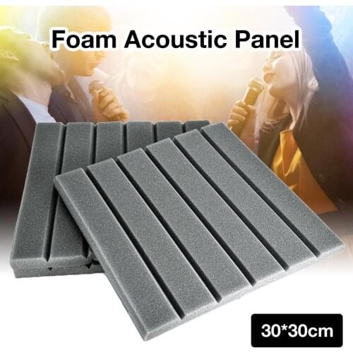 30*30CM Sound Insulation Studio Acoustic Soundproof Foam Pyramid Sound Absorption Treatment Panel Tile Wedge Protective Sponge