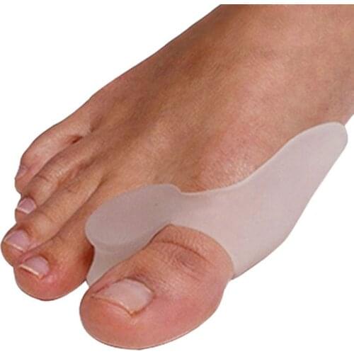1 Pair Gel Silicone Bunion Corrector Big Toe Separators Straightener Spreader Foot Care Tool Hallux Valgus Dropship