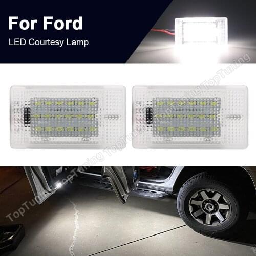2X Canbus LED Luggage Compartment Light Courtesy Lamp For Ford B-Max C-Max Orion Escort Fiesta Focus Fusion Galaxy Mondeo
