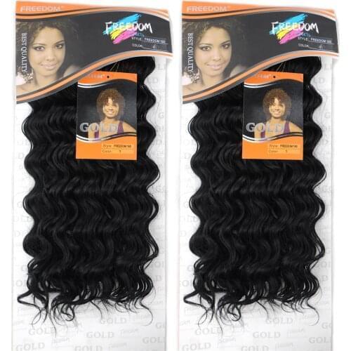 Palace Hair Straight Yaki Water DEEP Wave Curly Bundles Weave Hair Weft Synthetic Hair Extension for African Women