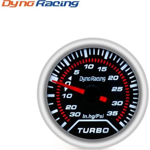 Dynoracing Boost gauge 2" 52mm Smoke lens Turbo gauge boost gauge -30 In.hg~35 Psi Car Gauge Car Meter BX101226