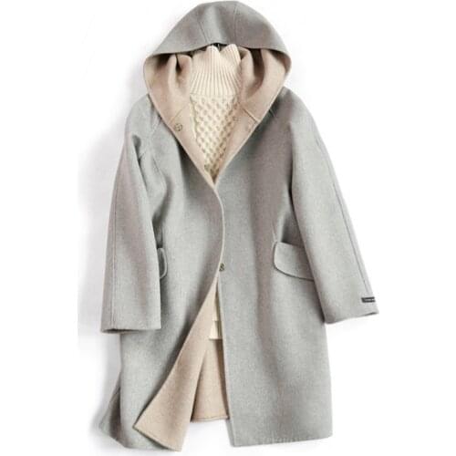 Grace Mint Women's Hooded Coats