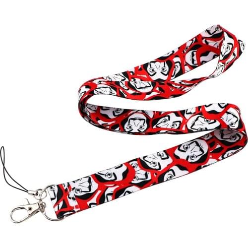 CB979 Hot TV Show Red Lanyard Neck Strap for Key ID Card Cellphone Straps Badge Holder DIY Hanging Rope Neckband Accessories