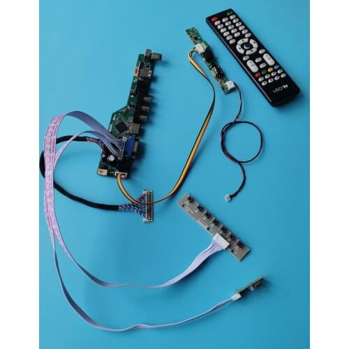 LVDS 60Hz WLDE for LM215DB/LM215DT1A/5A/6A/7A/8A/9A LCD matrix VGA AV USB 1920*1080 30 Pin monitor controller board DIY kit