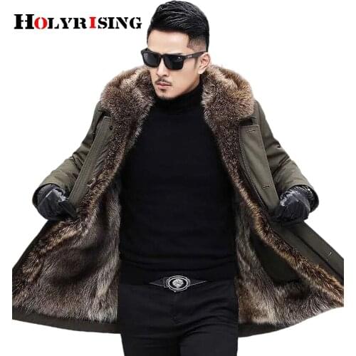 M-5XL Men winter parka jacket Thick Warm Male Jacket Long Parka Men fake Fur Coat Hooded -20 degrees suitable for Russia 19616