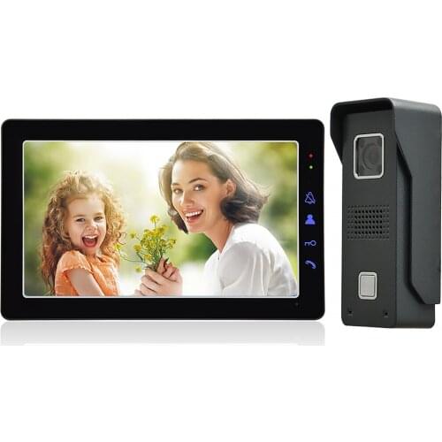 9 Inch Video Door Two-Way Intercom System Video Door phone Doorbell with Waterproof & IR Camera for Home Villa Apartment