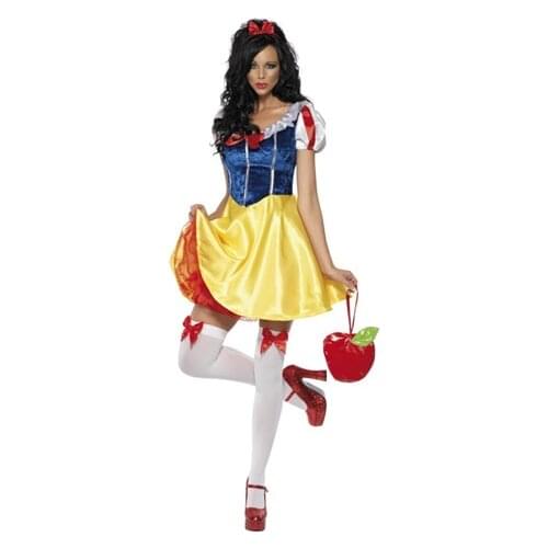 Adult Princess Costume Women Cosplay Carnival Halloween Dress Girls Fairy Tale Fancy Dress Plus Size Party Outfit S-2XL