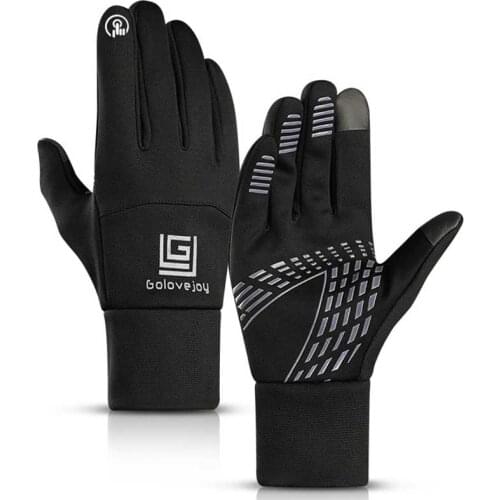 Winter Skiing Gloves Windproof Rainproof Touch Screen Tactical Heated Glove Fleece Thermal Snowboard Ski Cross-country Mittens