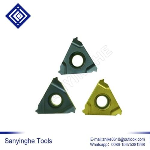 Free shipping high quality 10pcs/lots sanyinghe 16ER AG60 cnc carbide turning inserts threading inserts for stainless steel