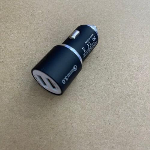 100pcs QC3.0 Car Quick Charge Fast Charging Dual USB Car Charger Adapter for Mobile Phone for iPhone Samsung