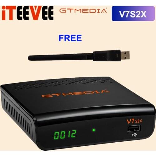 20pcs 2020 NEW GTMEDIA V7SX2 Satellite TV Receiver Digital TV BOX Receptor DVB-S2X