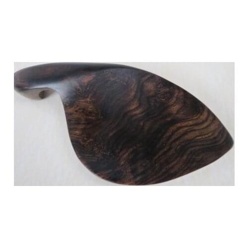 5 pcs natural ebony violin chinrest 4/4,violin parts #9363