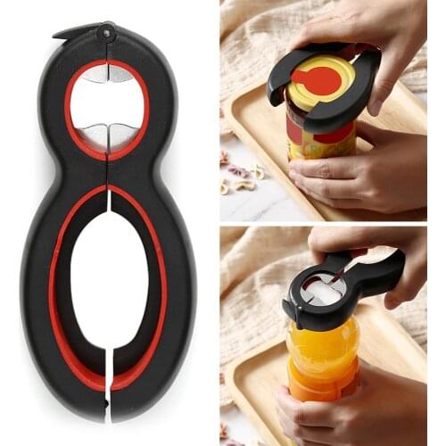 8 Shaped Multifunction Stainless Steel Can Opener Beer Bottle Opener Jar Opener Kitchen Tool Drop Shipping