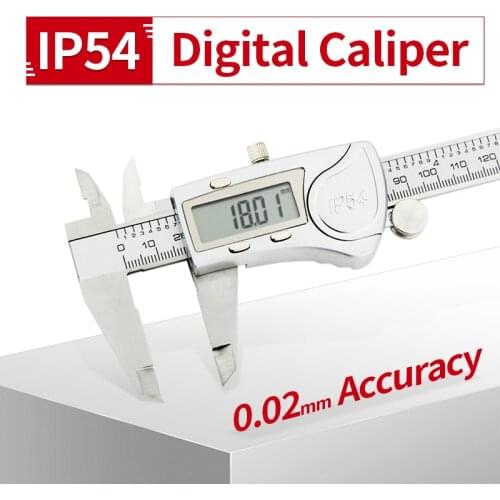IP54 Digital Caliper Metal Material 6 Inch/150mm Waterproof And Dustproof Electronic Vernier Calipers Micrometer Measuring Tools