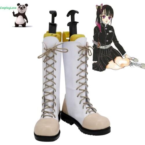 Demon Slayer: Kimetsu No Yaiba Kanao Tsuyuri White Cosplay Shoes Cosplay Boots CosplayLove For Christmas Halloween