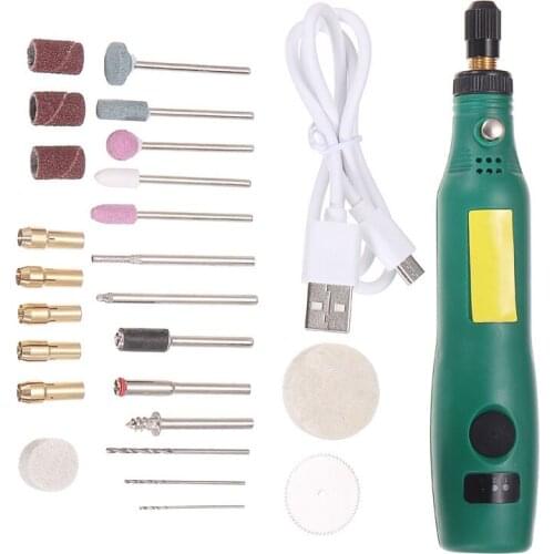 New Adjust Speed Mini Electric Drill Polishing Jade Core Carving Grinding Machine Grinder Tool Kit For Wood Manicure Carving